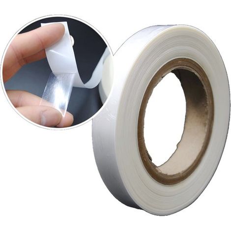 Pellicola adesiva termofusibile in TPU, 2 rotoli, taglia L, 2 cm x 5 m, per cucire e stirare, nastro di riparazione in canapa senza cuciture, adesivo tessile, toppa termoadesiva per pantaloni (1/5)