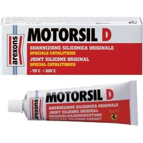 GUARNIZIONE SILICONICA 'MOTORSIL D' 60 gr - colore rosso
