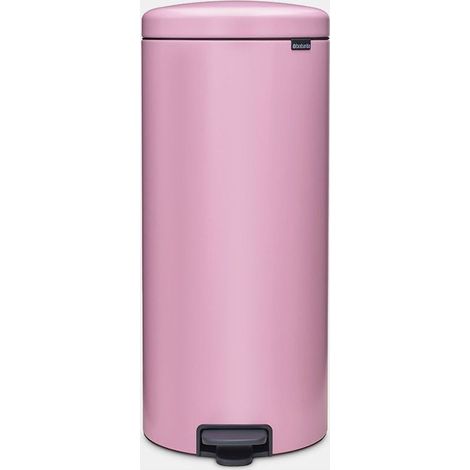 Brabantia 255304 NewIcon Pattumiera a pedale 30 litri Acciaio inossidabile Chiusura ammortizzata Secchio interno rimovibile colore Rosa