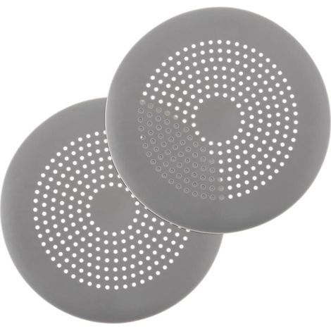 runde Silikon-Haarspangen mit Saugnäpfen, für Badezimmer, Badewanne, Küche, grau (1/4)