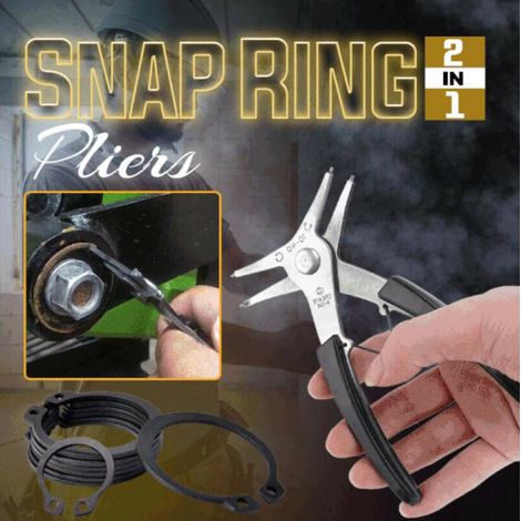 Outil de dmontage de pinces circlips double usage pour circlips intrieurs et extrieurs Pince circlips 2 en 1 (1/5)