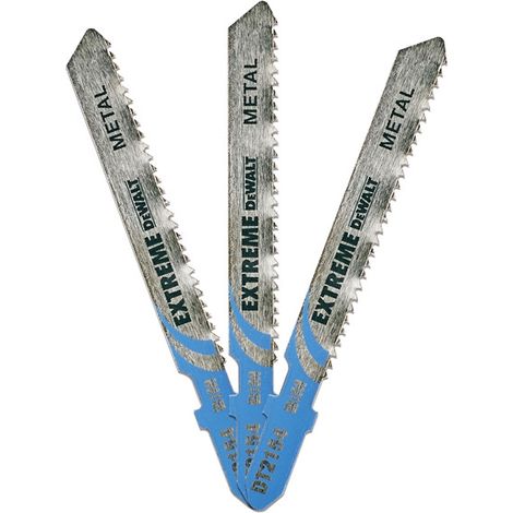 DT2154 EXTREME Metal Cutting Jigsaw Blades Pack of 3 DEWDT2154QZ