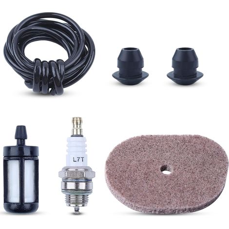 Kit de filtre à air avec bougie pour Stihl FS40 FS56 FS70 FS50 FS56 FS56RC FS70C FC56C FC70C KM56 Tondeuse Remplacer la pièce 4144 124 2800 (1/5)