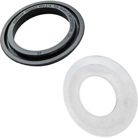 Kit de joints de lavabo 2 pièces, adapté aux joints de chasse d'eau, tuyaux de chasse et cloches de levage Geberit, pièces de rechange (1/4)