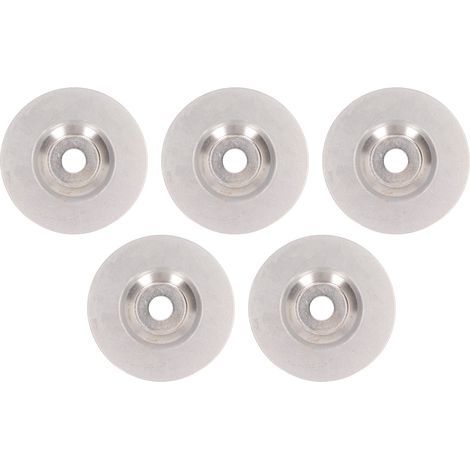 Disque brasé sous vide pour meule diamantée, 5 pièces, pour granit, marbre, fer, acier, maçonnerie, grain 800, 4 pouces (1/5)