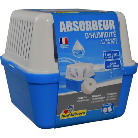 HUMIDIV ABSORB 500GR NEUTR H35 GALET PERCE+1RECH HUMIDIVORE 201126390080 (1/2)