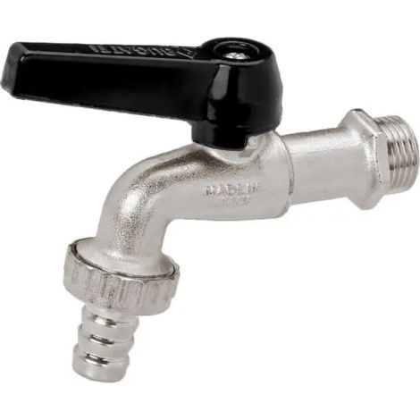 Rubinetto Portagomma Pesante Con Leva In Alluminio Bugatti 3/4"
