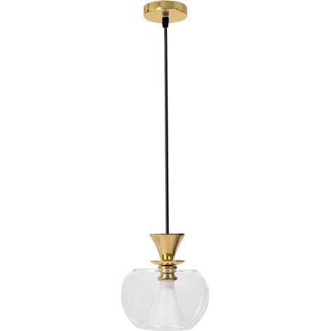 DECKENLAMPE GLAS KUGEL GOLD APP902-1CP