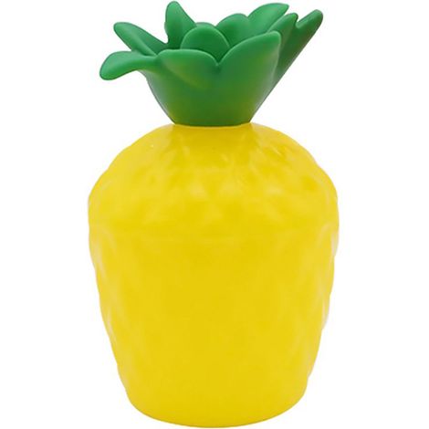 Kokosnussbecher für Cocktails, hawaiianische Party, gelbe Plastiktrinkflasche (1/5)