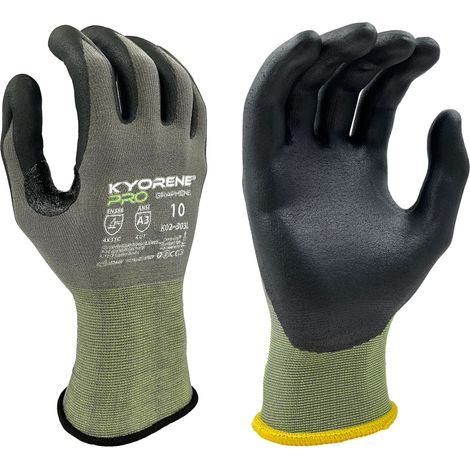 Gants de manutention KYORENE K02-303L taille 6, Résistant aux coupures, 12 Paires, Gris ( Prix pour Paquet de 12 Paires )