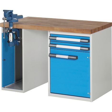 eurokraft pro, Établi, système modulaire Série 7000, 2 tiroirs (1/2)
