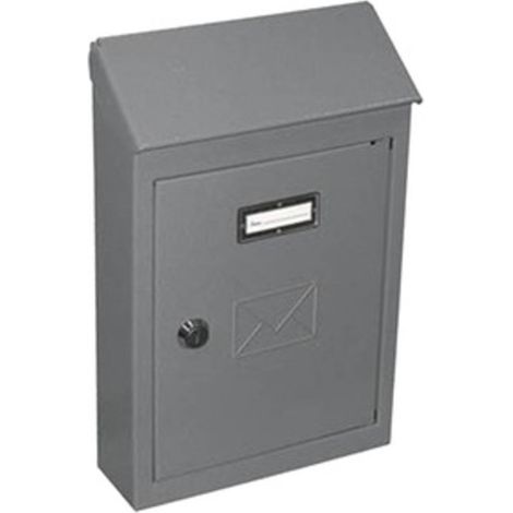 CASSETTA POSTALE TETTO+CIL. 2500C/2 CM.26 GRIGIA. Prezzo per 1 pezzo.