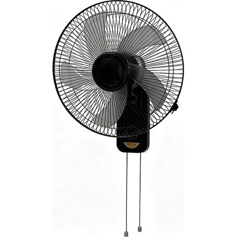 Ventilateur mural oscillant 16 pouces, Puissant et silencieux – 3 vitesses réglables – Facile à contrôler – Gain de place idéal (Filet en plastique) (1/5)