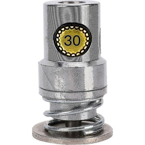 Outil de presse à boutons ronds en tissu, en forme de pain, pour machine à presse manuelle - 30 l (1/4)