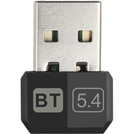 1 Adaptateur Bluetooth, Clé USB 5.4, Dongle PC, Compatible Win7 à Win11, Pour Casque, Manette, Clavier