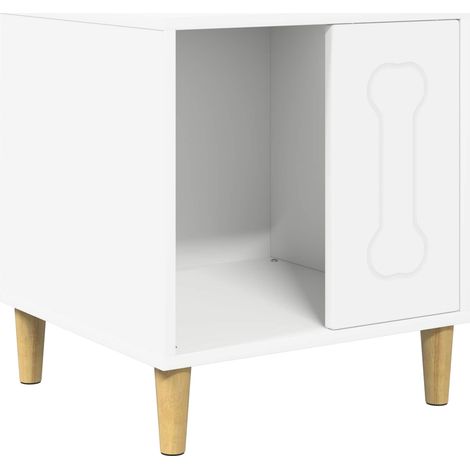 Maison Exclusive - Hundehütte Weiß 44 x 42 x 49 cm Holzwerkstoff
