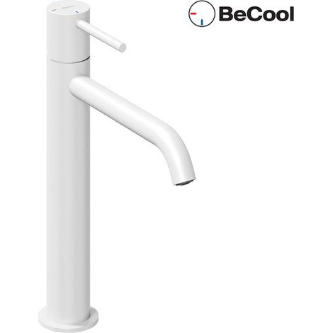 Ravak Espirit - Grifo de lavabo, BeCool, blanco mate X070400 (1/5)