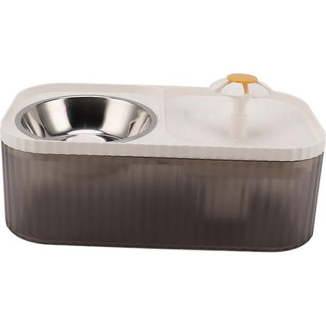 Station d'hydratation Blossoming, fontaine à eau et distributeur de nourriture pour chat, triple filtration pour une eau fraîche, grande capacité et contrôle facile, 202 (1/5)