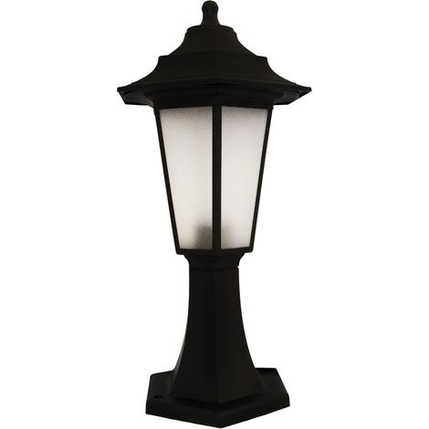 Lampada da giardino a piantana nera E27 40W 43cm IP44 BEGONYA1 Ideus 03079 (1/2)