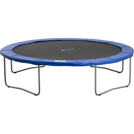 Housse 366 cm UV et étanche protège-ressorts bord trampoline accessoire pour de jardin anti-déchirure, bleue (1/5)