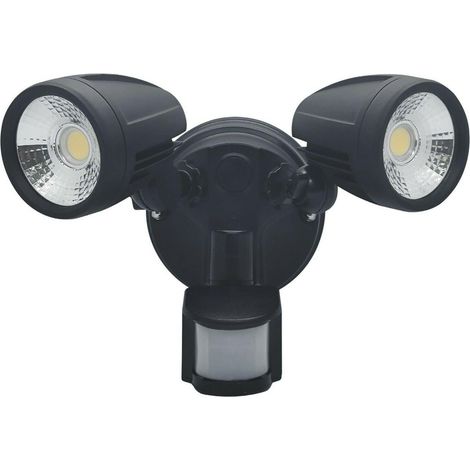 Projecteur extérieur double LED 30W avec détecteur de mouvement pour une sécurité optimale. (1/5)