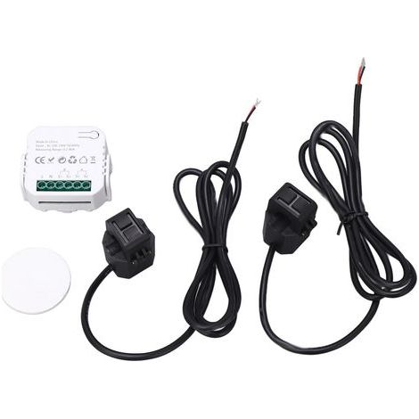 SENECESLI WiFi Clip-on Energy Monitor, Easy Operation, Smart Monitor for Energy Consumption and Production for Household Appliances (BLACK) (1/5)