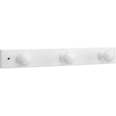 Appendino in legno bianco 3 pomelli 3773-2 inofix