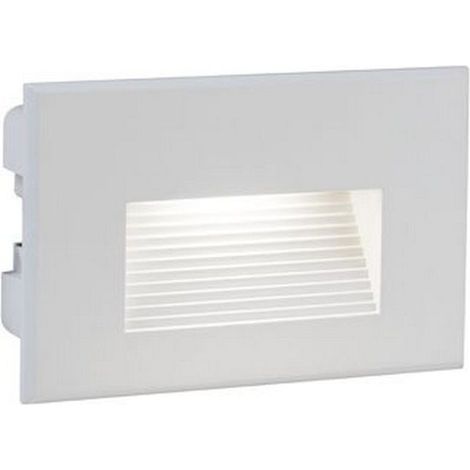 Segnapasso In Alluminio Svasato Scalinata Bianco Led 3 W 300 Lm 3000K Spina (1/5)