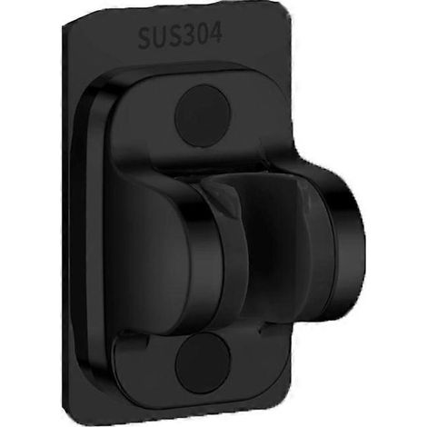 Support de douchette en acier inoxydable SUS 304, plaque arrière sans perçage, adhésif, angle réglable, Super Pow (1/5)