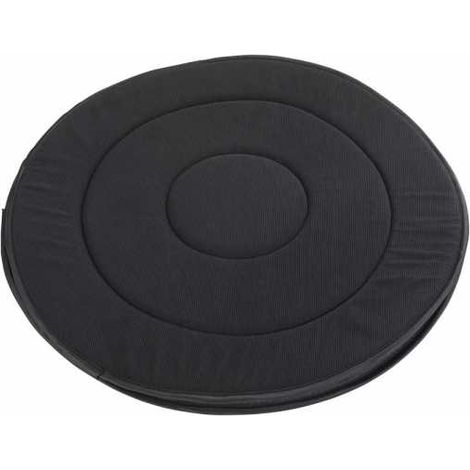 WENKO Cuscino girevole per auto, 360 gradi, nero, Ø39 cm