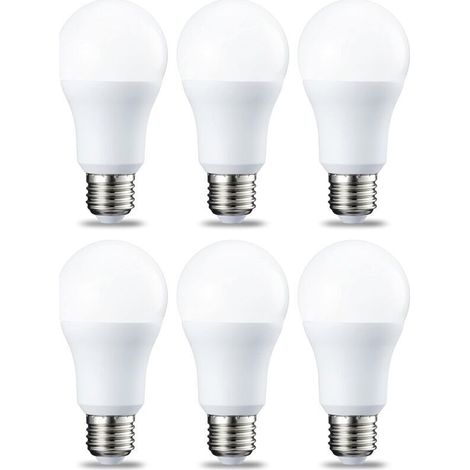 6er-Pack LED-Lampen, E27-Schraubsockel, 12 W (entspricht 120 W), kaltweiß, nicht dimmbar