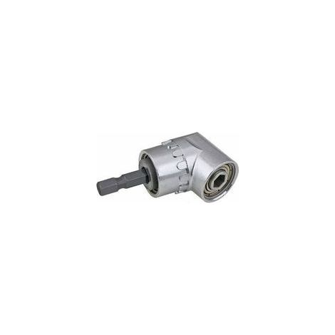 1 pièce électrique Perceuse Sans Fil Embout Visseuse 105 Degrés 1/4 Pouce Fort Magnétique Perceuse Mandrin Hexagone Rod,argent (1/5)