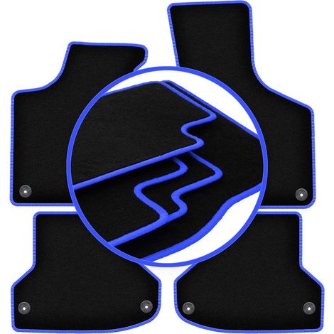 Alfombrillas CARLUX-BLUE para Audi A3 8P hatchback, sportback, cabrio (2003-2011) (1/5)