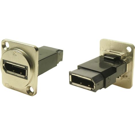 FT METAL DISPLAYPORT F-F CSK Adapter, Buchse, Einbau  DisplayPort Buchse - DisplayPort Buchse CP3023