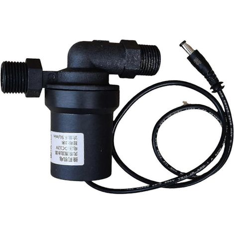 Pompe de circulation solaire silencieuse 12 V CC, moteur sans balais, raccords 1/2", débit 650 l/h, référence p20241126572 (1/4)