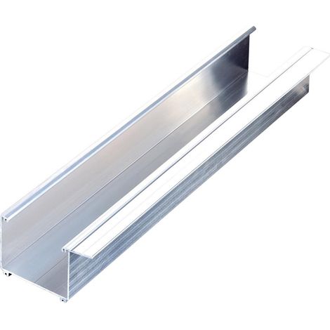 Alu-Regenrinne HT90 6100 mm, pressblank