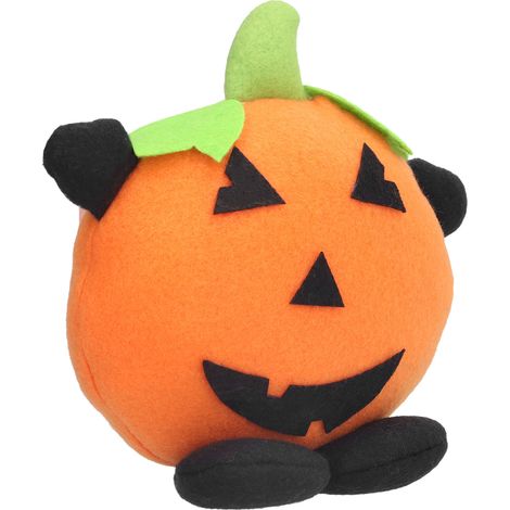 Peluche citrouille amusante et créative, poupée décorative en peluche, cadeau pour la maison ou une fête d'Halloween (orange) (1/5)