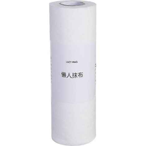 Lingettes nettoyantes jetables, torchons de cuisine blancs, essuie-tout réutilisables, rouleau de 50 feuilles (1/4)