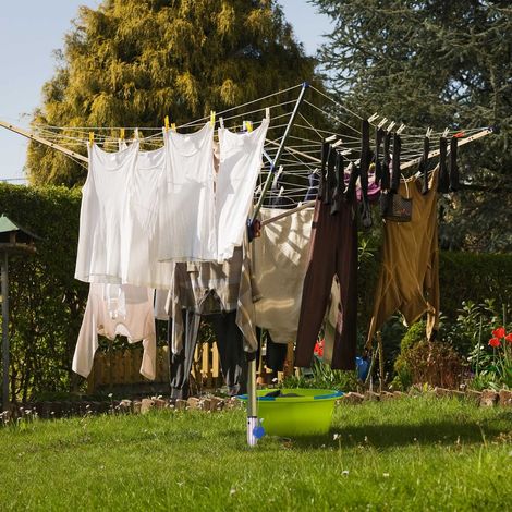 Ancrages de sol pour parasol lot de 2 taille reglable (1/5)