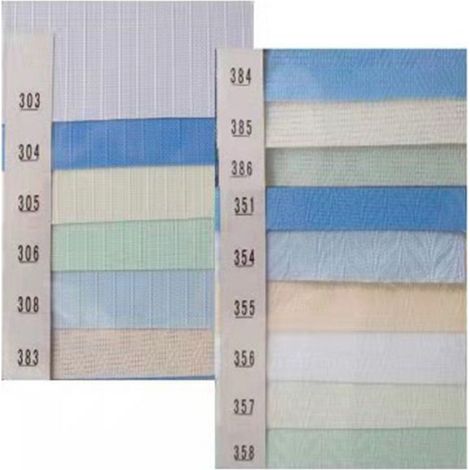Lamelles Store Vertical - Polyester - Semi-Occluant - Hauteur Réglable - 82,5 Pouces (1/5)