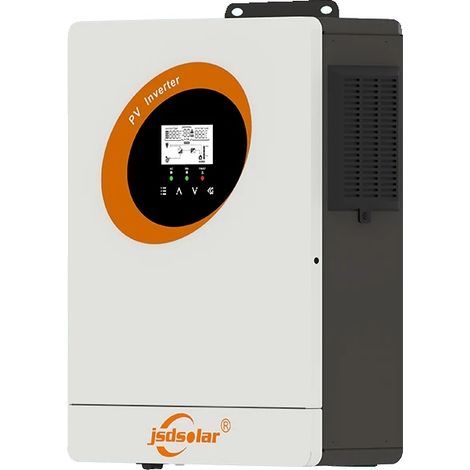 Inversor solar híbrido, potencia fotovoltaica máxima de 9000 W, funcionamiento fuera de la red, tensión de salida nominal de 220/230/240 VCA, forma de onda sinusoidal pura, eficiencia del 97 %. (1/5)