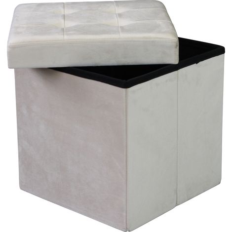 KATI - pouf quadrato in velluto (1/4)
