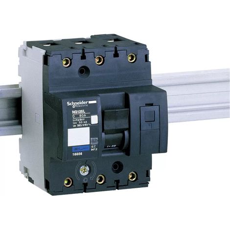 Schneider 18856 Modularer Schutzschalter multi 9 ng125l 3-polig 80 a Kurve d (1/2)
