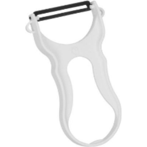 FPLUS pelapatatas quick blister , Cuchilla acero templado y cuerpo ABS color blanco
Packaging: cartón con colgador