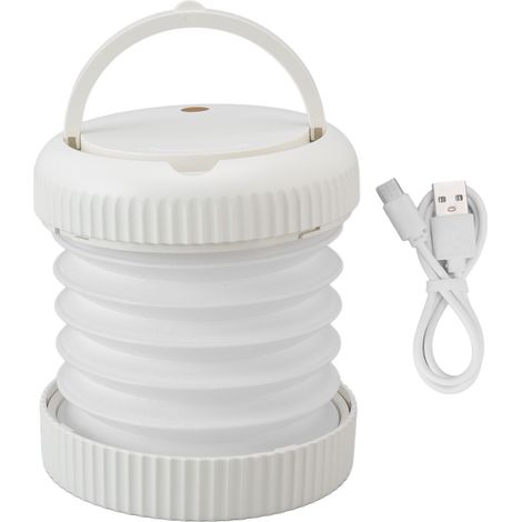 Lampe LED rechargeable pliable, magnétique RGB Blanc 360° réglable, fonction SOS, lampe d'extérieur dépliable (1/5)