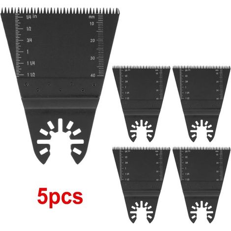 Dailygoods - Lame per sega, 5 pezzi - Utensile multifunzione oscillante - Acciaio al carbonio (1/5)