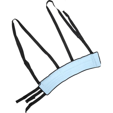 Sangle de traction lombaire, harnais de décompression vertébrale, soulagement mal de dos, étireur renforcé, sangles d'étirement épaisses, taille S 85-95cm (1/5)
