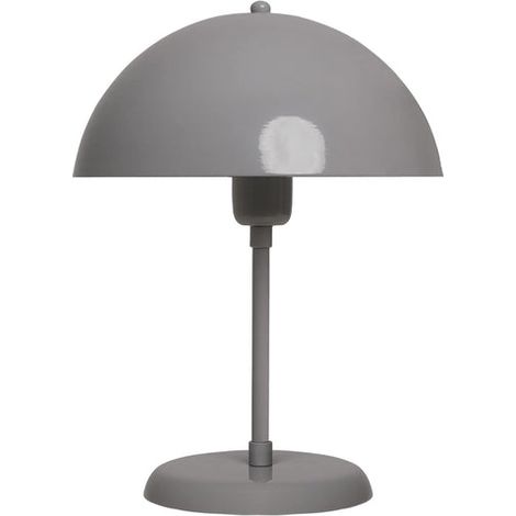 Champignon Moderne Grau Tischlampe, Wohnbeleuchtung, Metallkopfteil, Nachttischlampe, Leselampe (1/4)