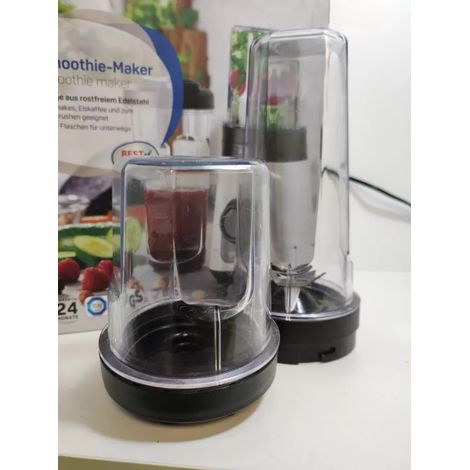 Ideenwelt Smoothie-Mixer mit 2 Flaschen, Weiß 1 Stück. (1/4)