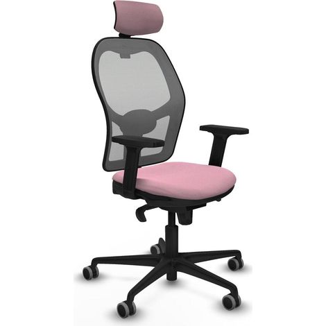 Piqueras et Crespo 2D036G2 Chaise de bureau tissu rose (1/3)